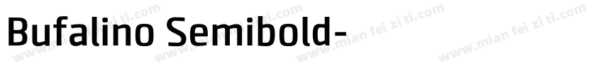 Bufalino Semibold字体转换
